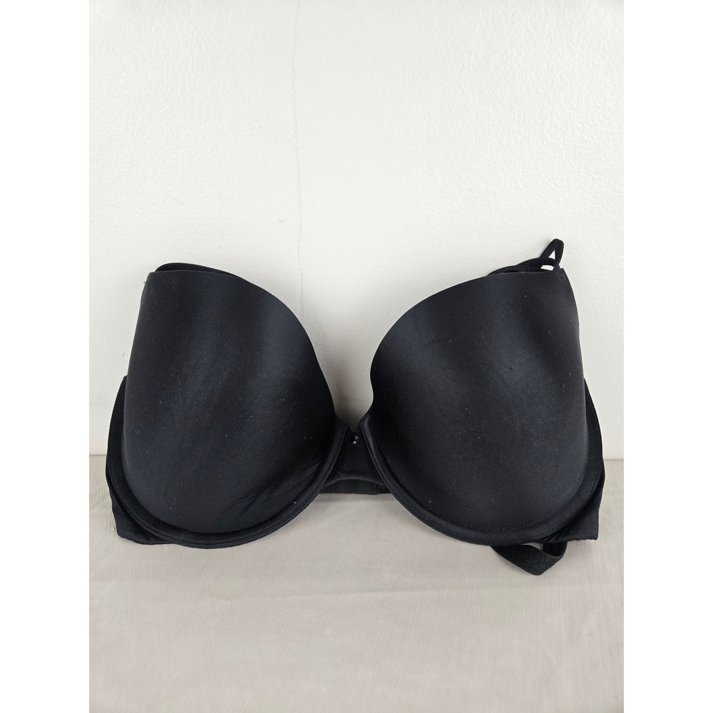 Victorias Secret Lined Demi Bra Black Underwire Multi-Strap 34DDD 281361-05/12